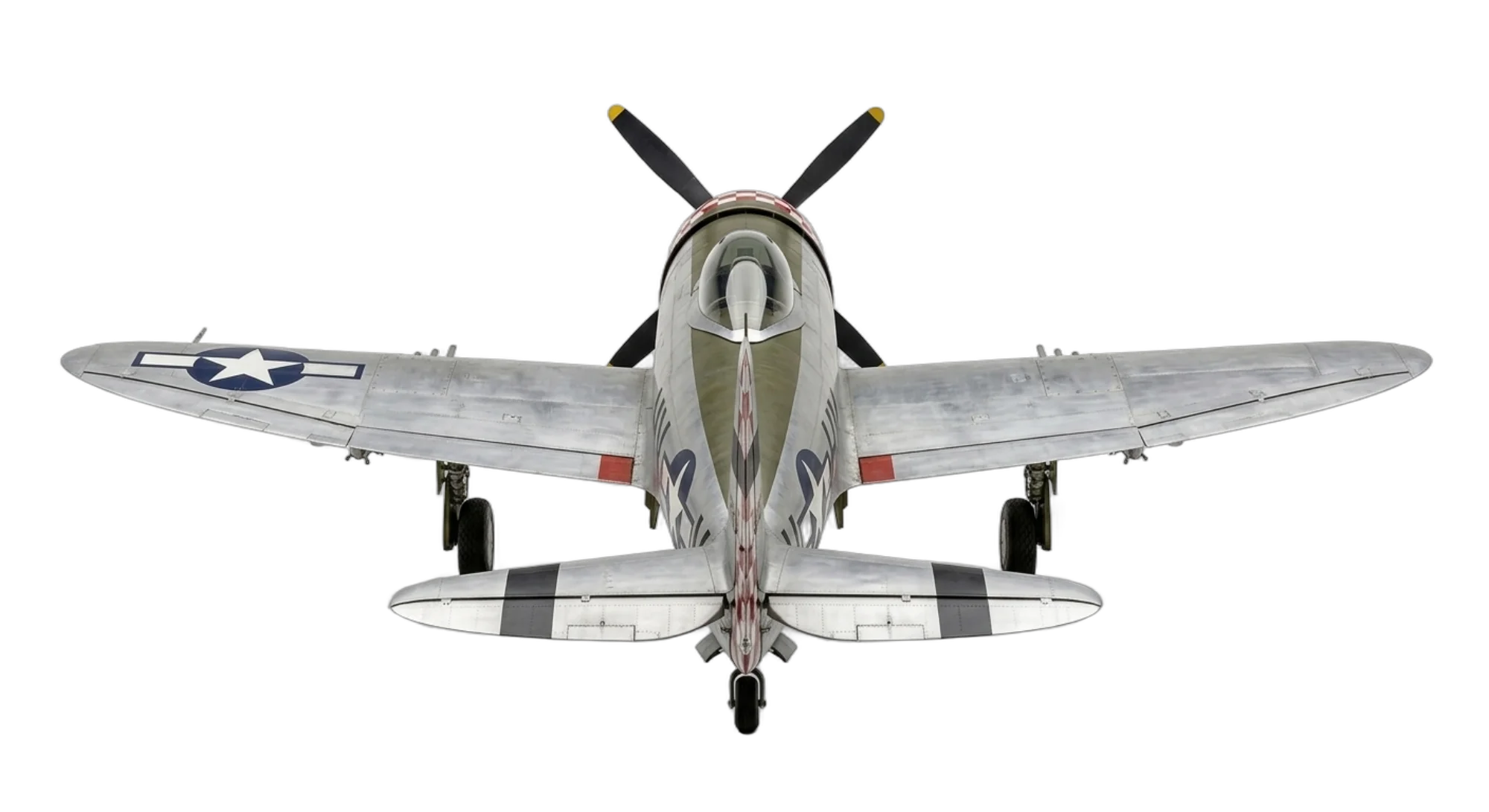 1941 Republic Aviation Republic P-47 Thunderbolt - Rear - Fighter aircraft